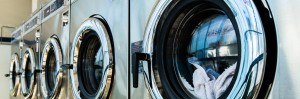 Launderette washing machines - self service